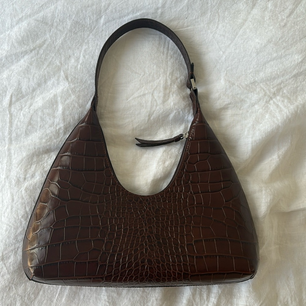 BY FAR Amber Zipped Shoulder Bag NWOT